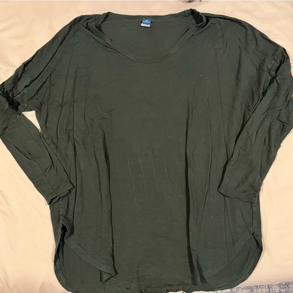 Dark Green Long Sleeve Tshirt
